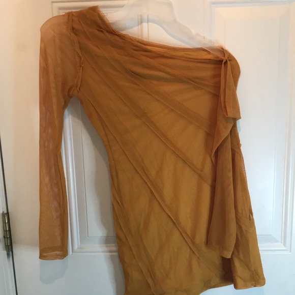 Mesh one shoulder top - Picture 2 of 3